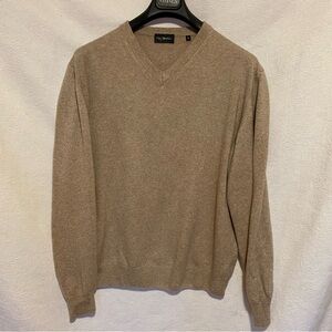 Enzo Mantovani L men’s oatmeal melange sweater.